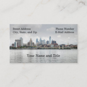 Philly skyline 2 visitkort