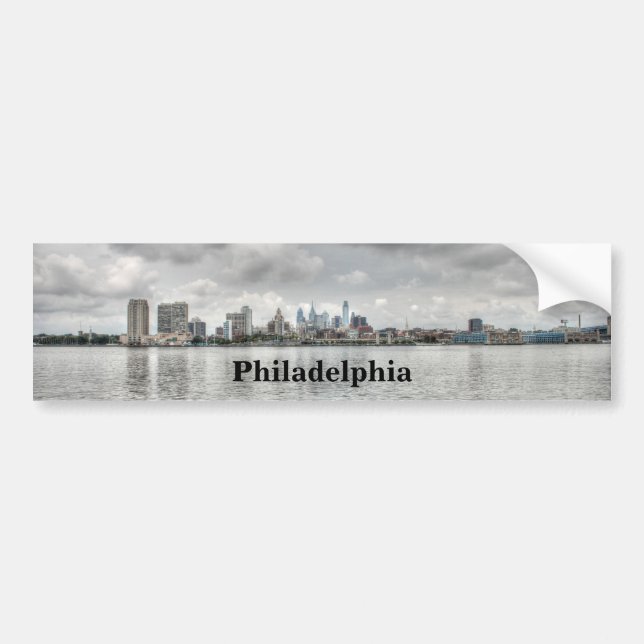 Philly skyline bildekal (Framsidan)