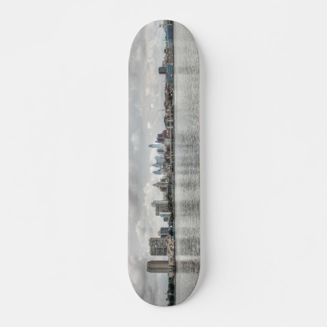 Philly skyline skateboard bräda 20,5 cm (Framsida)