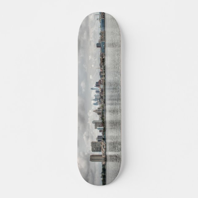 Philly skyline skateboard bräda 20,5 cm (Framsida)
