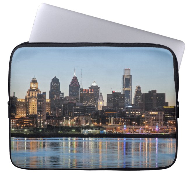 Philly solnedgång laptop sleeve (Framsidan)