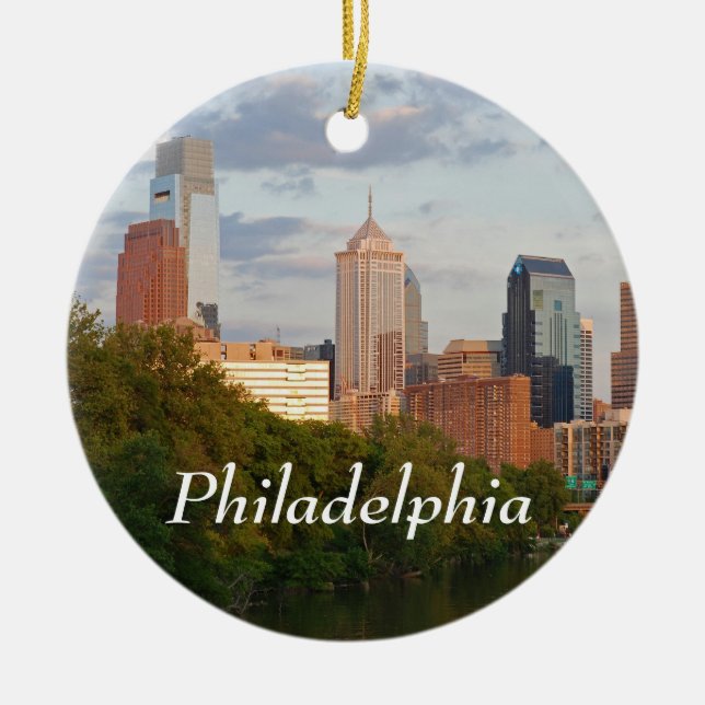 Philly sommar julgransprydnad keramik (Framsidan)