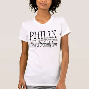 Philly stad av broderlig kärlek tee shirt
