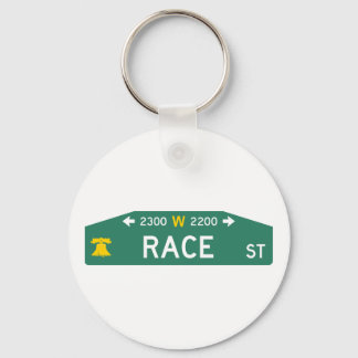 Philly Street Sign Poker Chip: For YOUR Address!  Nyckelring