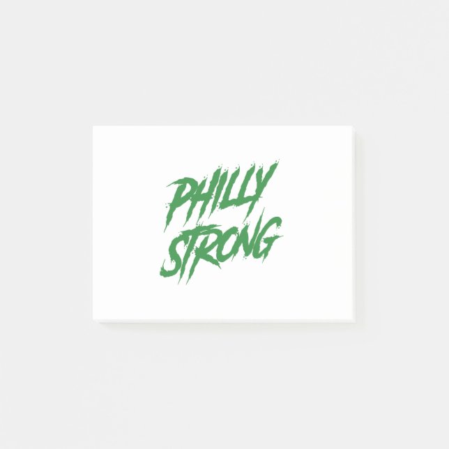 Philly Strong Graffiti-stil Post-it Block (Framsida)