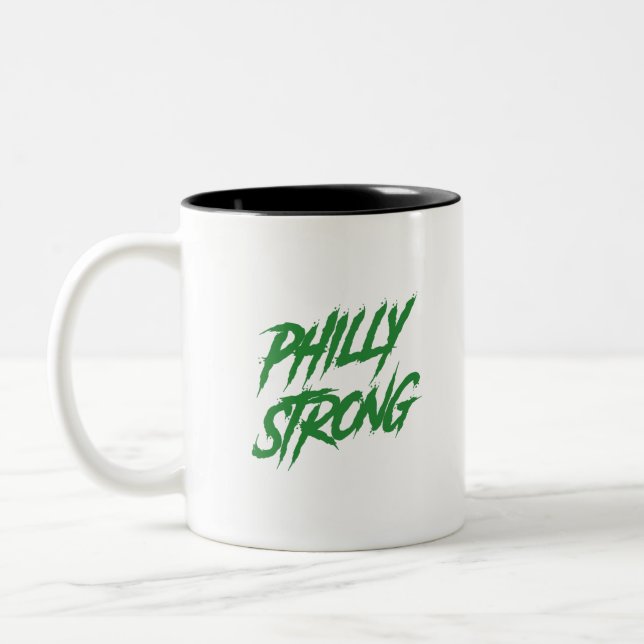Philly Strong Graffiti Stil Två-Tonad Mugg (Vänster)