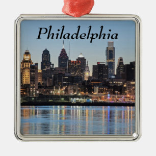 Philly sunset julgransprydnad metall