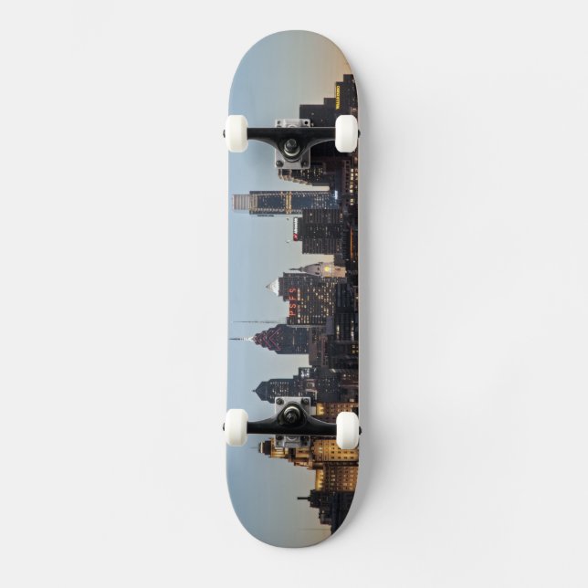 Philly sunset old school skateboard bräda 18 cm (Framsida)