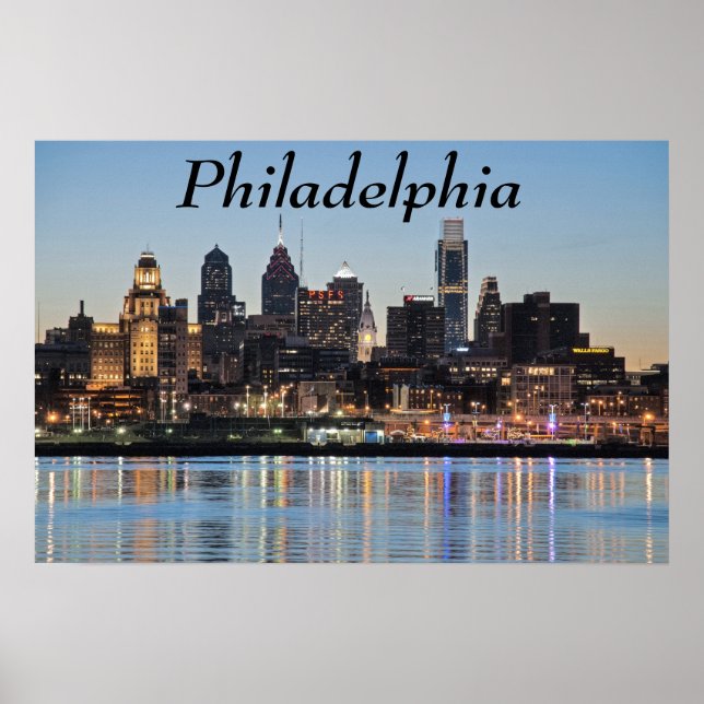 Philly sunset poster (Framsidan)