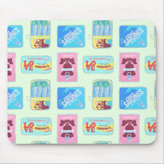 Philly Tin Fish Mousepad - Philadelphia Gift Musmatta