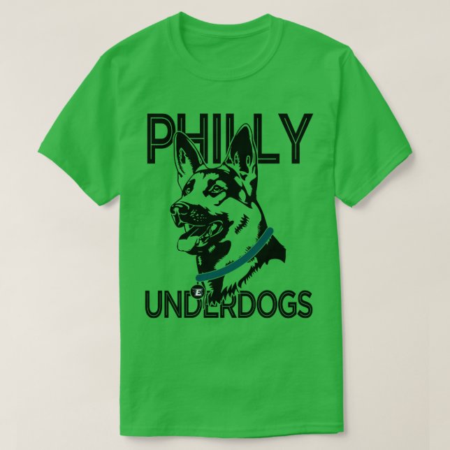 Philly Underdog - Tyskt Sheppard T Shirt (Design framsida)
