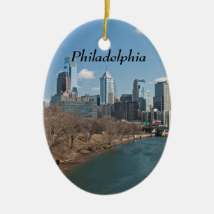 Philly-vintern Julgransprydnad Keramik