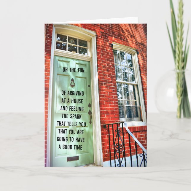 PHILLY WELCOME Greeting Card Tack Kort (Framsida)