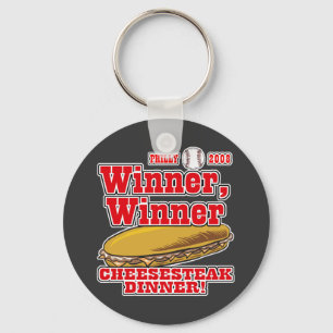 Philly Winner Cheesesteak Dinner Nyckelring