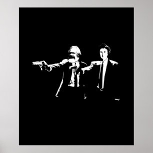 Philo Fiction Karl Marx och Rosa Luxemburg Poster