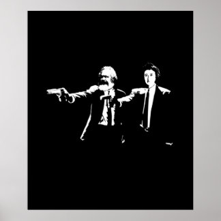 Philo Fiction Karl Marx och Rosa Luxemburg Poster