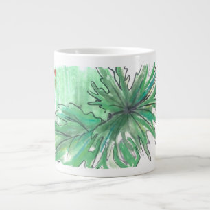 Philodendron Löv Espresso Mugg Jumbo Mugg