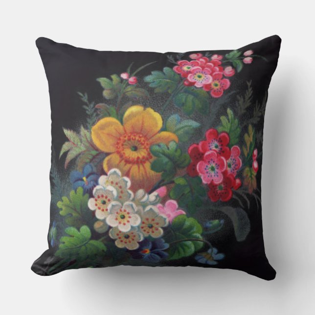 Philomena Victorian Bouquet Dekorativ kudde (Framsida)