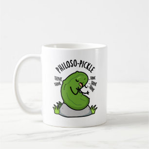Philoso-pickle Funny Pickle Pun Kaffemugg