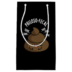 Philosop-fecal Funny Poop Pun Mörk BG