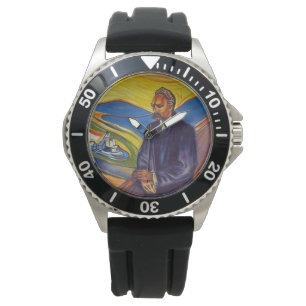 Philosopher Friedrich Nietzsche (av Edvard Munch) Armbandsur