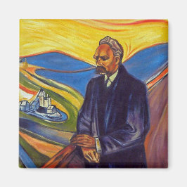 Philosopher Friedrich Nietzsche (av Edvard Munch) Magnet
