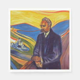 Philosopher Friedrich Nietzsche (av Edvard Munch) Pappersservett