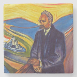 Philosopher Friedrich Nietzsche (av Edvard Munch) Stenunderlägg