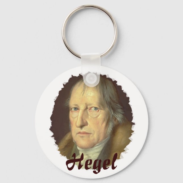 Philosopher Georg Hegel Nyckelring (Framsida)