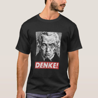 Philosopher Immanuel Kant Denke Tänka Sapere Aude T Shirt