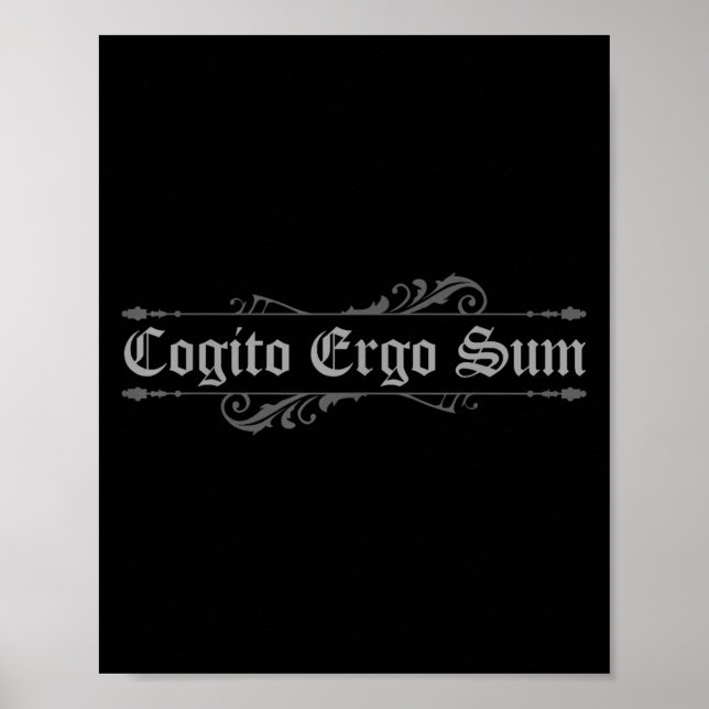 Philosopher Philosophy Student Latin Philosophy Co Poster (Framsidan)