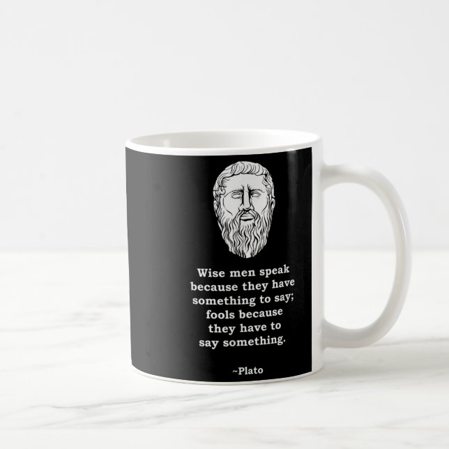 Philosopher Plato Quote - Philosophy Student Nerd Kaffemugg (Höger)
