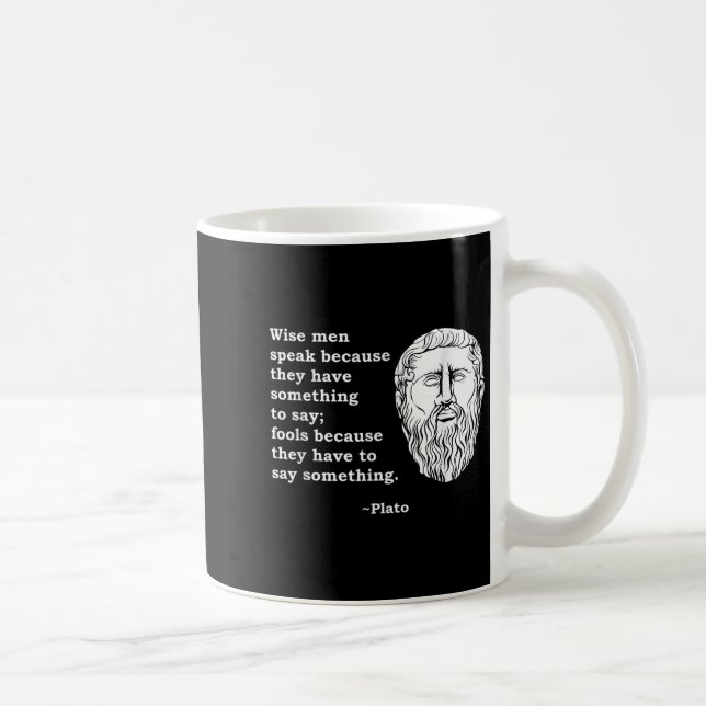 Philosopher Plato Quote - Philosophy Student Nerd Kaffemugg (Höger)