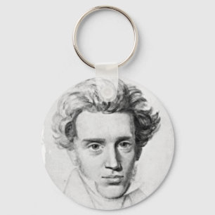 Philosopher Soren Kierkegaard Nyckelring