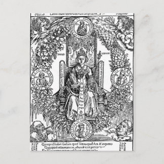 Philosophia av Albrecht Durer Vykort
