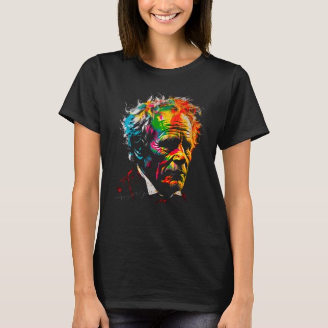 Philosophy Brand Arthur Schopenhauer T Shirt (Framsida)