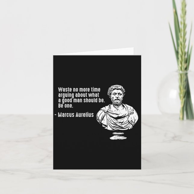 Philosophy citerar Lacher Stoicism Marcus Aurelius Kort (Framsida)