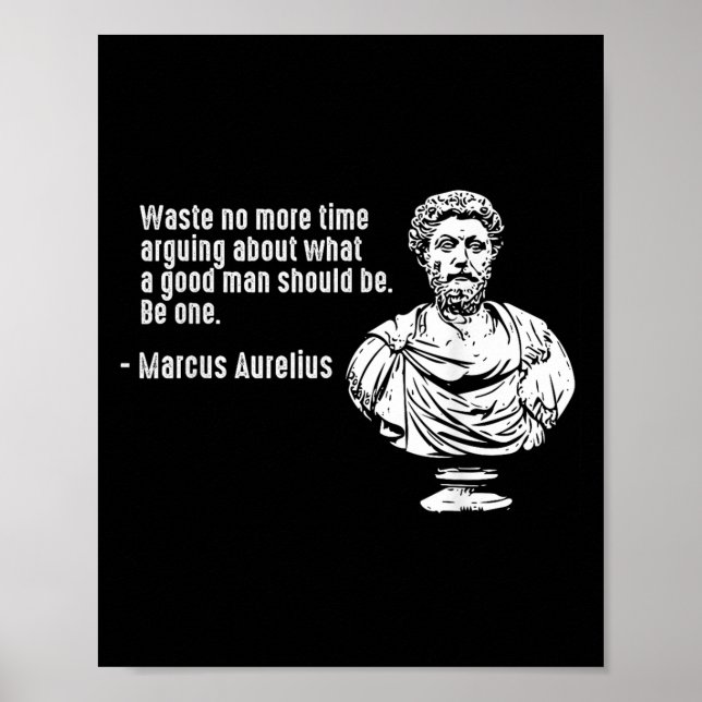 Philosophy citerar Lacher Stoicism Marcus Aurelius Poster (Framsidan)