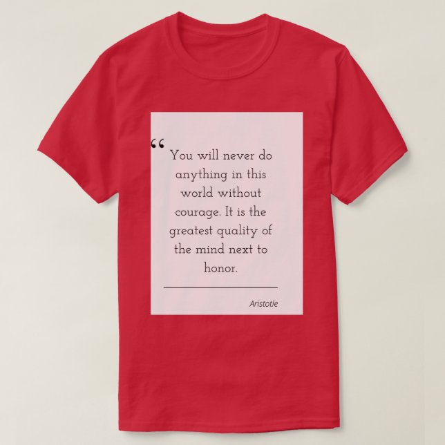 Philosophy Citote Aristoteles 3 T Shirt (Design framsida)