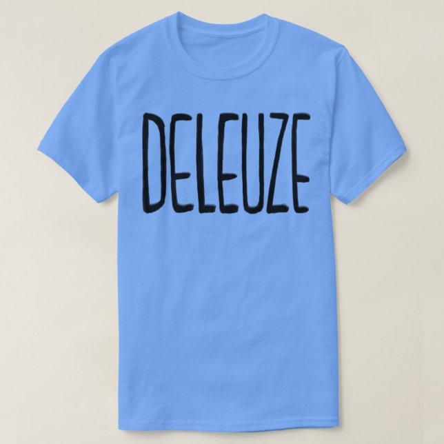 Philosophy Deleuze T Shirt (Design framsida)