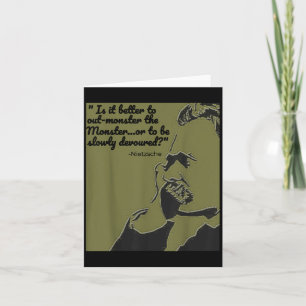 Philosophy Quote Shirt, Nietzsche Quote Shirt Kort