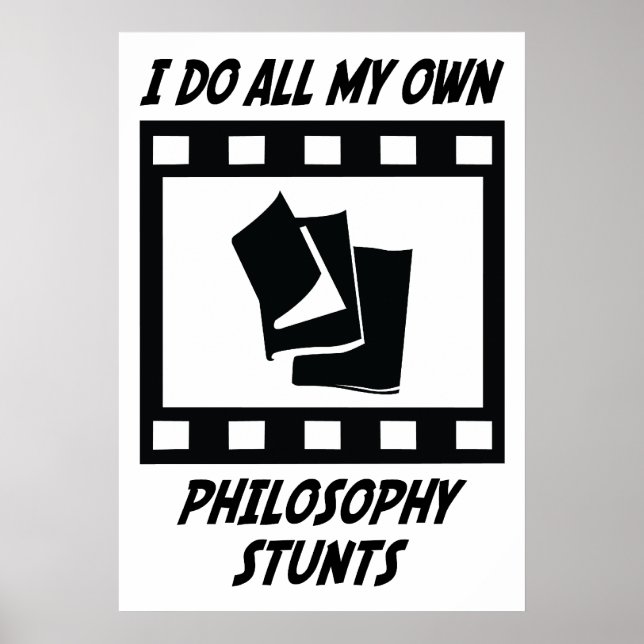 Philosophy Stunts Poster (Framsidan)