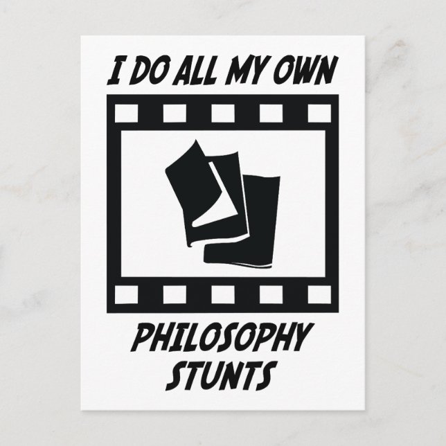 Philosophy Stunts Vykort (Framsida)