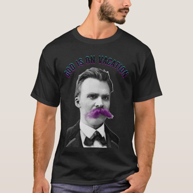 Philosophy T-Shirt - Friedrich Nietzsche (Framsida)