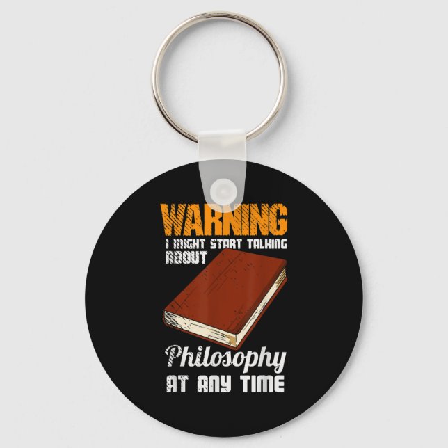 Philosophy Thinker Freethinker Philosopher Philoso Nyckelring (Framsida)