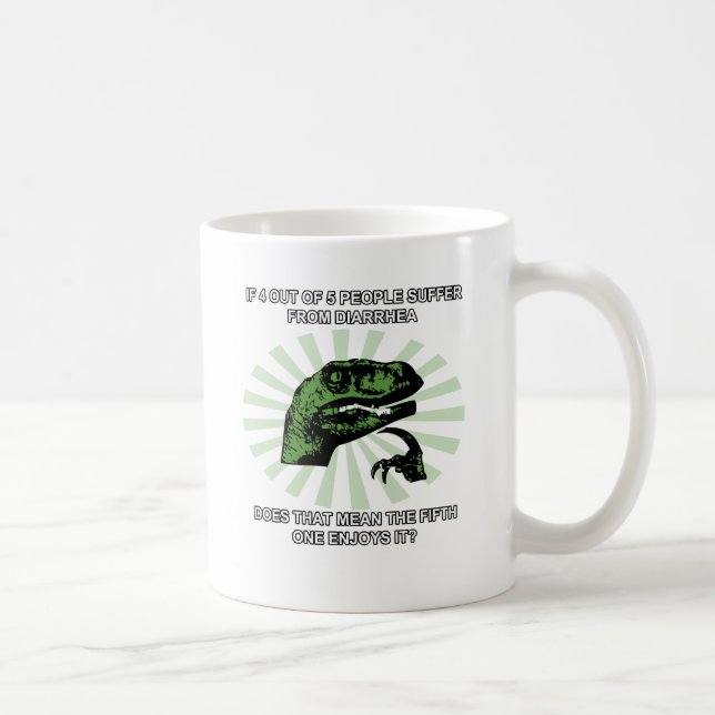 Philosoraptor diarré kaffemugg (Höger)