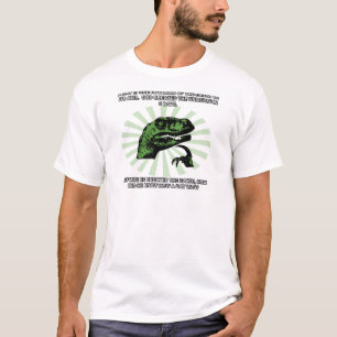 Philosoraptor jord och gud t-shirt