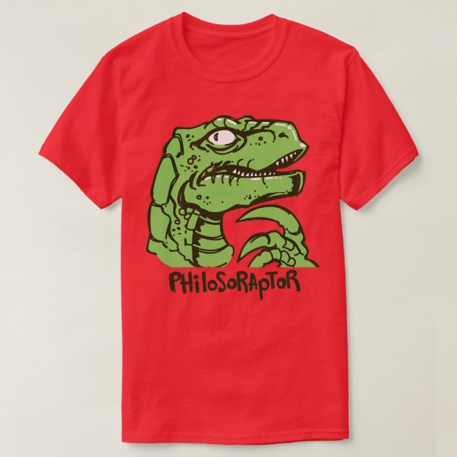 Philosoraptor Meme T Shirt (Design framsida)