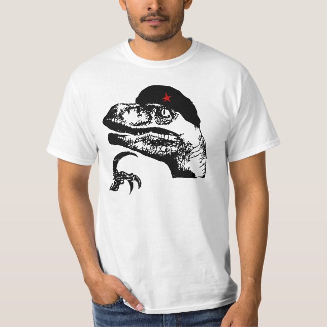 Philosoraptor memeutslagsplats t-shirt (Framsida)
