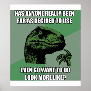 Philosoraptor nonsens poster